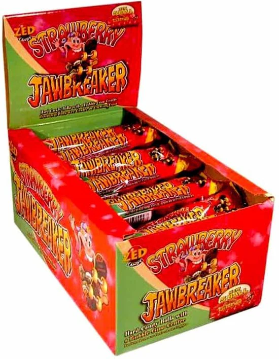 Zed Candy Strawberry Jawbreaker 4 Ball Pack  ( UK ) - Image 2