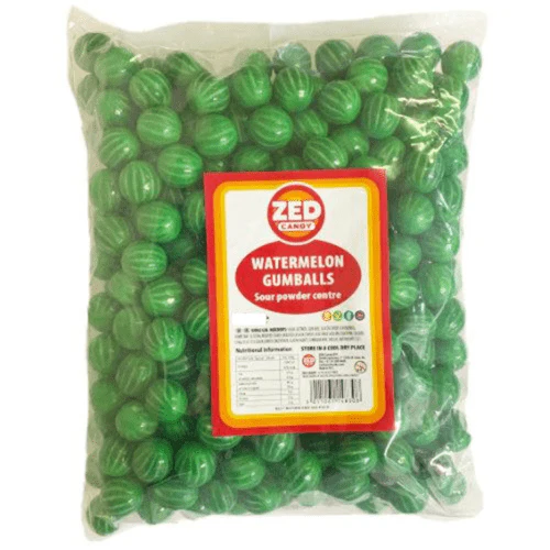 Zed Candy Watermelon Sour Gumballs 100g ( UK ) - Image 2